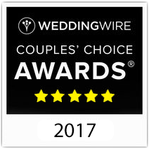 won the WeddingWire couples choice awards in 2017